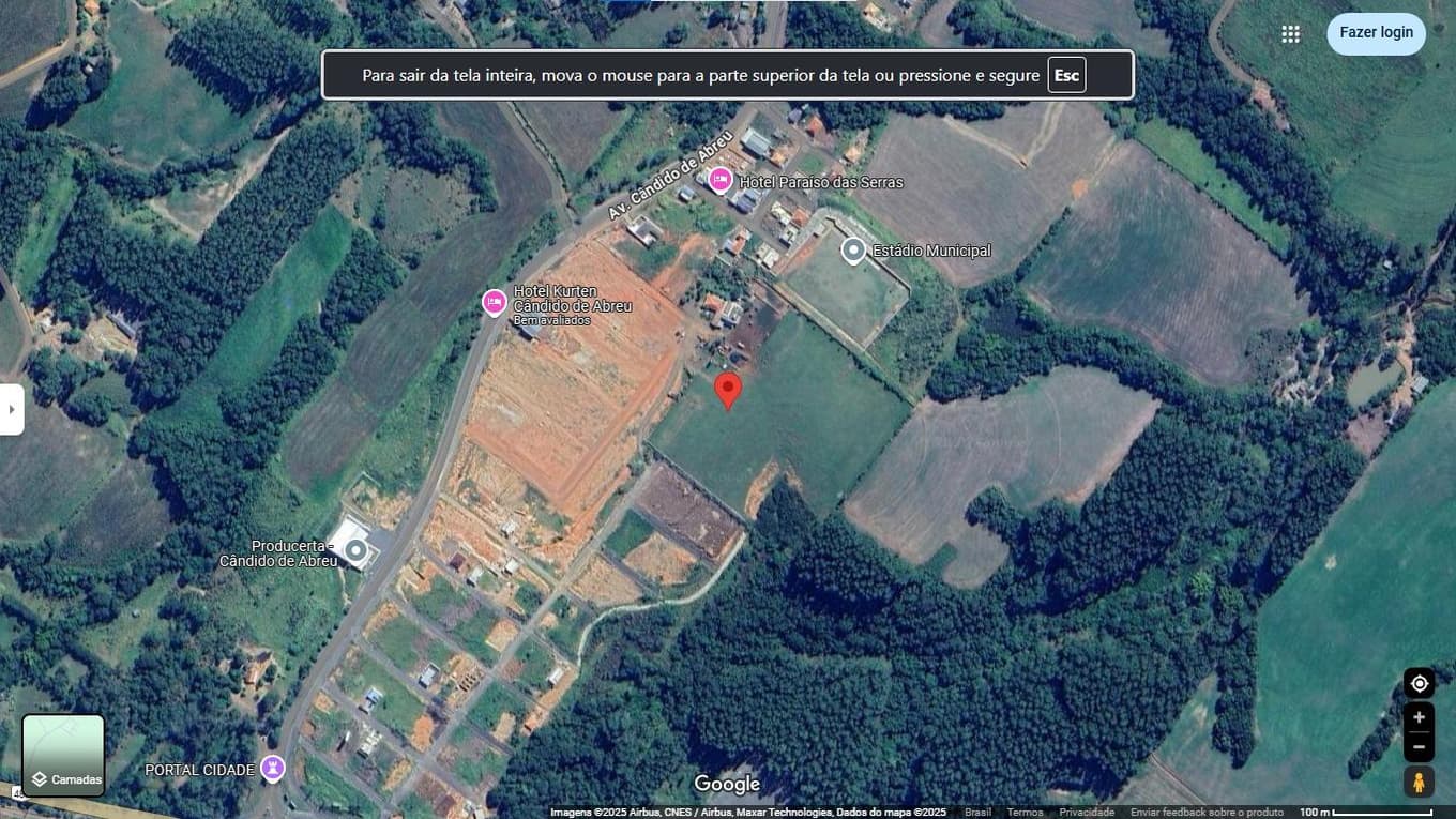 Foto 3 de 3: Area Rural em leilão em Cândido De Abreu - PR — GLEBA LOCALIZADA EM PERÍMETRO URBANO DE CÂNDIDO DE ABREU/PR
