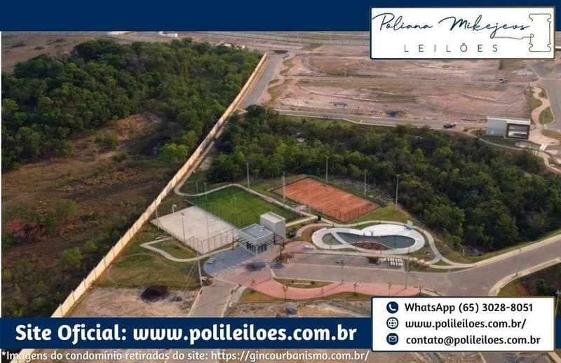 Foto 3 de 3: Imóvel em leilão em Cuiabá - MT — Lote nº 16, Quadra 07, do Cond. Residencial Florais Safira, A.T. 200m², em Cuiabá/MT