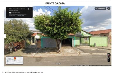 Foto 1 de 5: Casa em leilão em Sorocaba - SP, bairro Parque Vitória Regia — Casa com área de 46,80m² com área de terreno de 126,00m² - Rua Nestor Silva de Oliveira, nº 1044, Parque Vitória Regia, Sorocaba/SP.