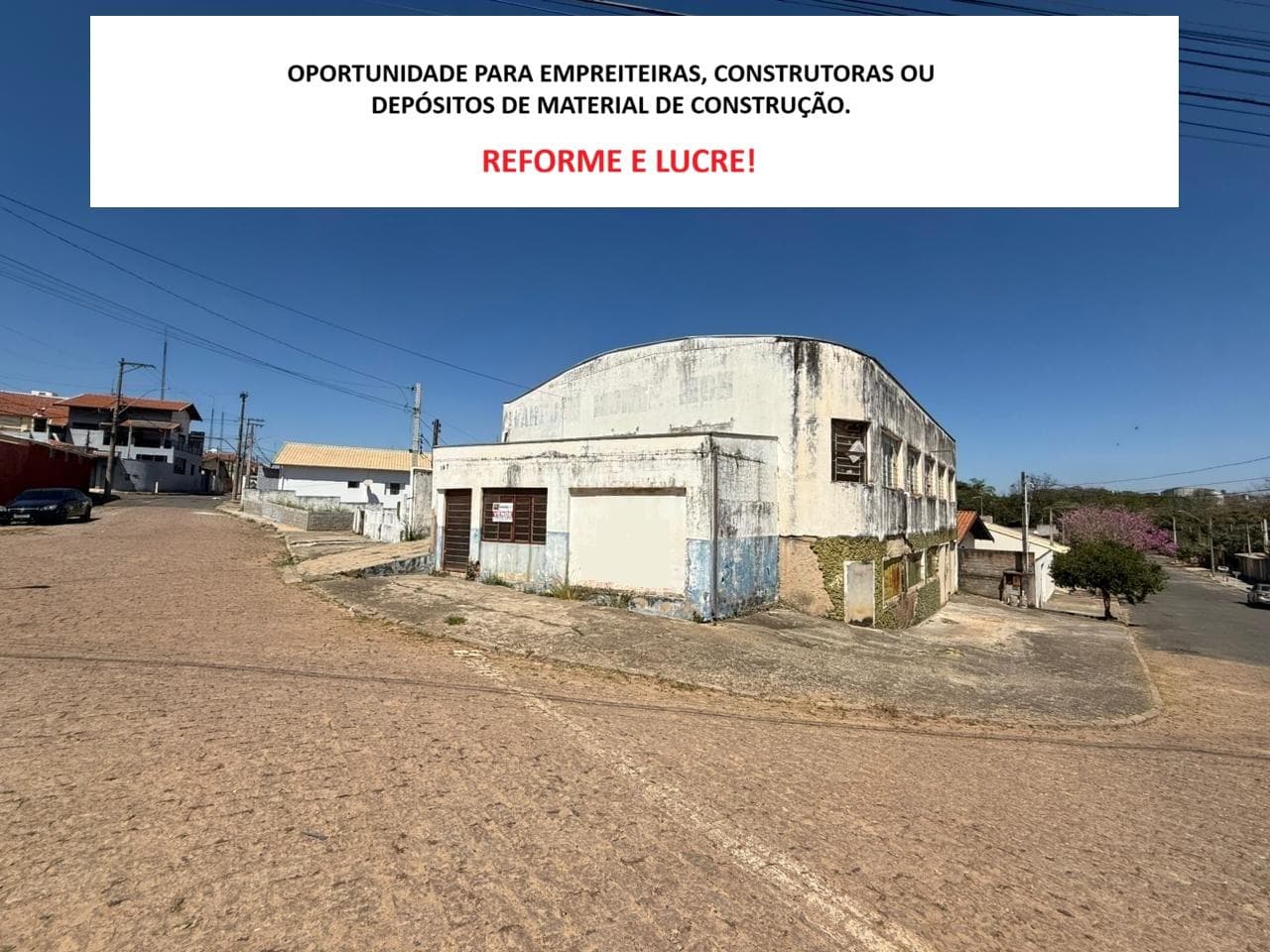 Comercial em leilão em Monte Mor - SP, bairro Centro — GALPÃO COMERCIAL de 450m² em Monte Mor