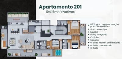 Foto 2 de 4: Apartamento em leilão em Balneário Piçarras - SC — Apartamento 201 - Ed. Res. Verona