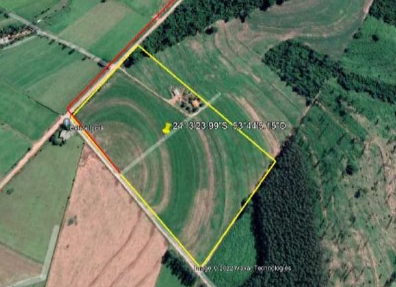 Area Rural em leilão em Iporã - PR, bairro Sandir — IMÓVEL RURAL COM ÁREA TOTAL DE 9,6800 ha- Em IPORÃ/PR