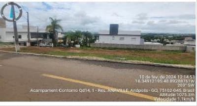 Foto 2 de 9: Terreno em leilão em Anápolis - GO — TERRENO URBANO | A.T. 712,69m² DE ESQUINA - RES. ANAVILLE II ETAPA | ANÁPOLIS/GO