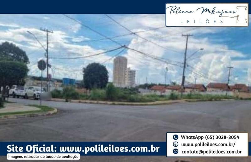 Terreno em leilão em Cuiabá - MT — Lotes Urbanos Contíguos, no Bairro Jardim Bom Clima, em Cuiabá/MT
