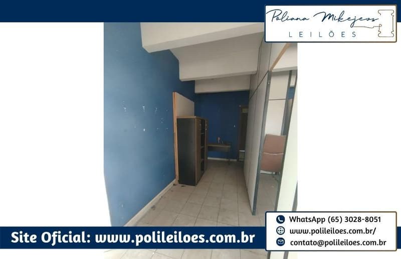 Foto 8 de 11: Comercial em leilão em Cuiabá - MT — Sala comercial em condomínio, nº 41, 47,40m², Centro, Cuiabá/MT