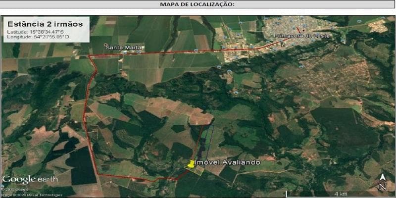 Foto 5 de 11: Area Rural em leilão em Poxoréu - MT — IMÓVEL RURAL | 54,00 HA PECUÁRIA | ESTÂNCIA 2 IRMÃOS, POXORÉU/MT