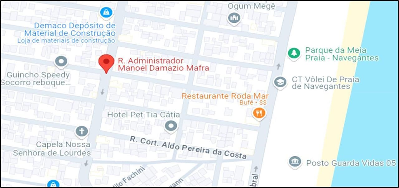Foto 12 de 33: Comercial em leilão em Navegantes - SC — Prédio residencial com 03 andares na Rua Adm Manoel Damázio Mafra, Bairro Meia Praia, Navegantes/SC - SB Crédito