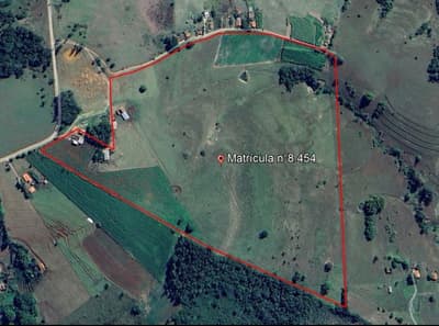 Foto 2 de 2: Area Rural em leilão em Joaquim Távora - PR — GLEBA A, com área de 24,20 hectares, equivalentes a 10,00 alqueires, Joaquim Távora - PR
