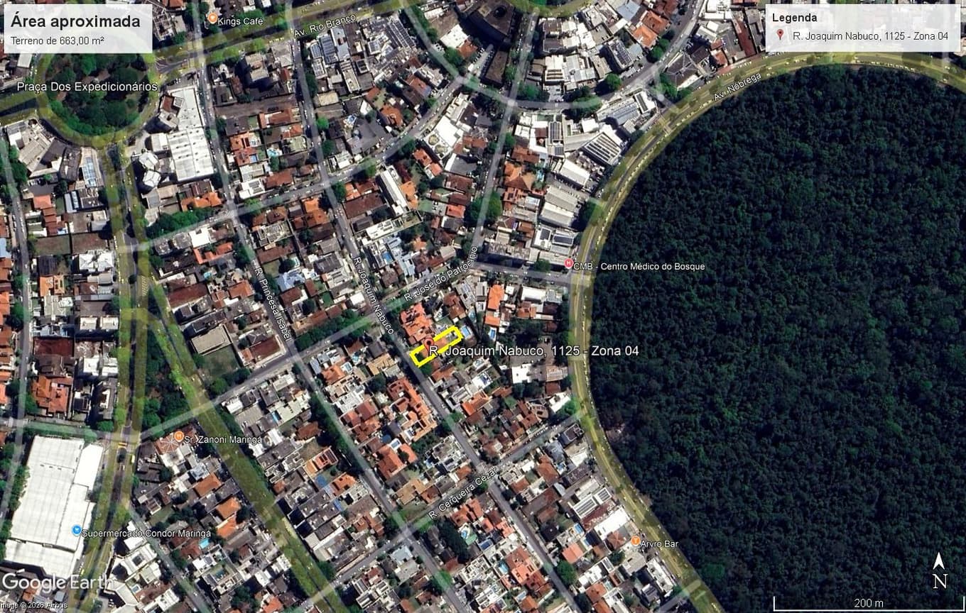 Foto 2 de 8: Casa em leilão em Maringá - PR — IMÓVEL URBANO COM ÁREA TOTAL DE 663,00 m2- Em MARINGÁ/PR