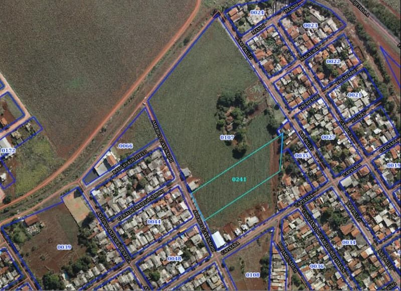 Area Rural em leilão em Andirá - PR — Terras urbana do Conjunto Residencial Timburi, com a área de 6.322,624 m², Andirá/PR