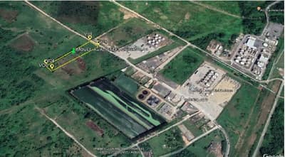 Foto 3 de 3: Terreno em leilão em Candeias - BA — Terreno industrial, A.T 8662m², acesso direto ao polo de combustível, Estrada de Jabecuara - Candeias - BA