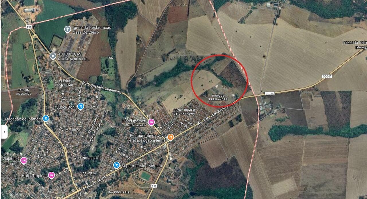 Terreno em leilão em Ipameri - GO — ÁREA DE 3.000M², RESIDÊNCIAL CIDADE UNIVERSITÁRIA EM IPAMERI/GO