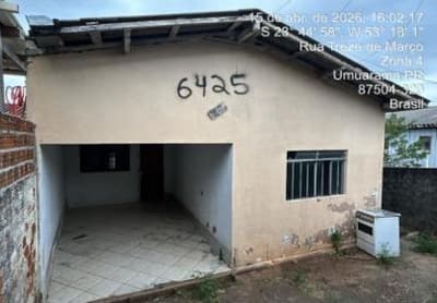 Foto 1 de 3: Casa em leilão em Umuarama - PR — IMÓVEL URBANO COM ÁREA TOTAL DE 353,61 m2- UMUARAMA/PR