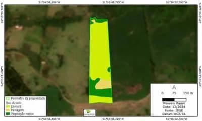 Foto 3 de 3: Terreno em leilão em Nova Tebas - PR, bairro Colônia Muquilão — Terreno Rural 60.500m² | Nova Tebas-PR | Colônia Muquilão - Gleba 142 - Condições de Pagamento Facilitadas, Entre em Contato!