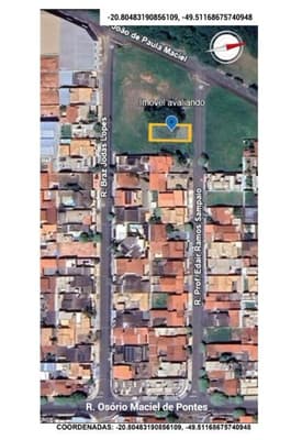 Foto 4 de 5: Terreno em leilão em Mirassol - SP — LOTE 24 DA QUADRA J LOCALIZADO NO RESIDENCIAL CELINA DALUL COM ÁREA DE 306m² - MIRASSOL/SP | MATRICULA 26.019