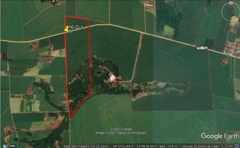 Foto 4 de 12: Area Rural em leilão em São Pedro Do Iguaçu - PR — Fazenda Boa Esperança com área de 117,/8 alqueires Paulisras, situada em São Judas Tadeu, Município de São Pedro do Iguaçu-PR.