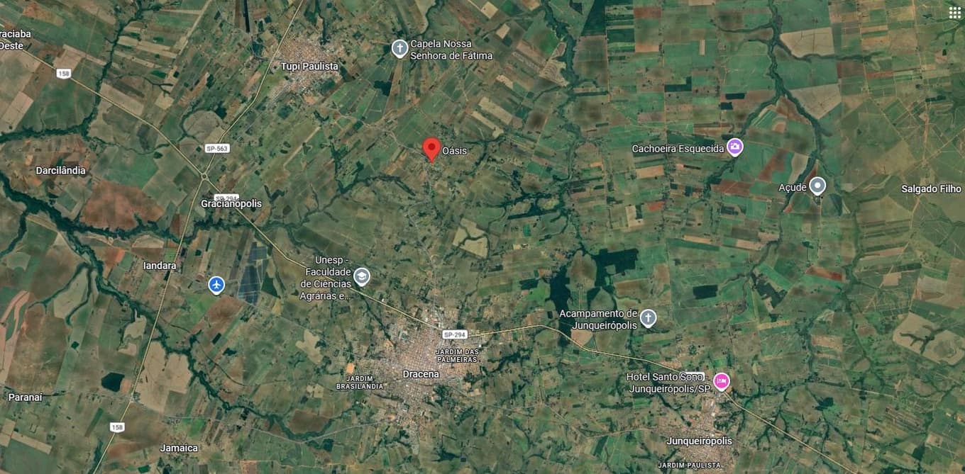 Area Rural em leilão em Tupi Paulista - SP — Leilão Judicial: Terreno 3.109m² em Tupi Paulista/SP
