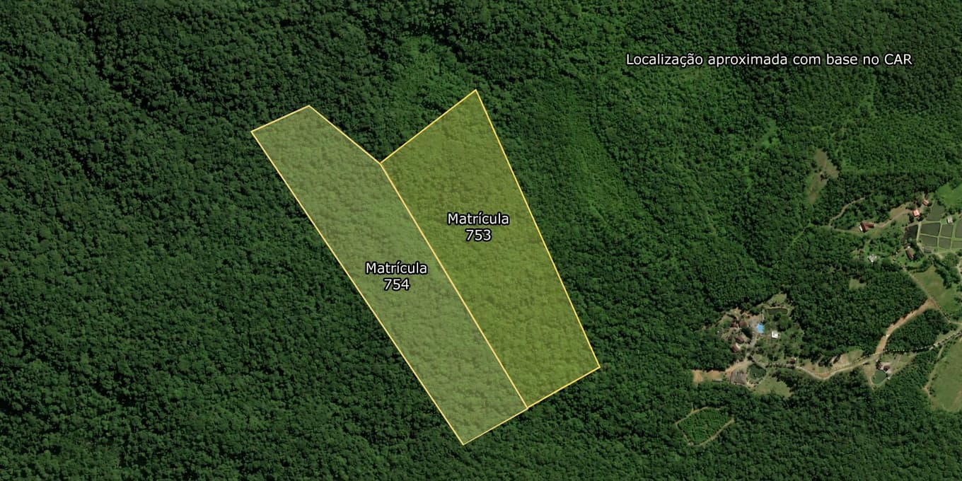 Foto 2 de 3: Terreno em leilão em Garuva - SC — Gleba em Garuva-SC com 125.000,00m²