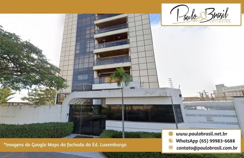 Imóvel em leilão em Cuiabá - MT — Garagem nº 04, do Ed. Luxemburgo, AP 21,48 m² e AT 27,72 m², Cuiabá/MT