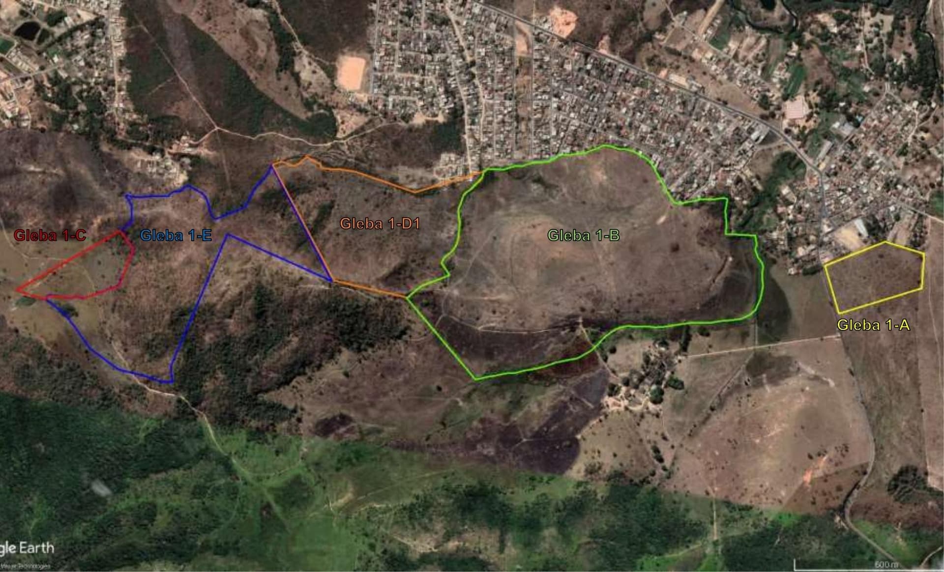 Foto 1 de 3: Area Rural em leilão em Ribeirão Das Neves - MG — ÁREA COM 1.108.000m² NO DISTRITO DE JUSTINÓPOLIS EM RIBEIRÃO DAS NEVES/MG.