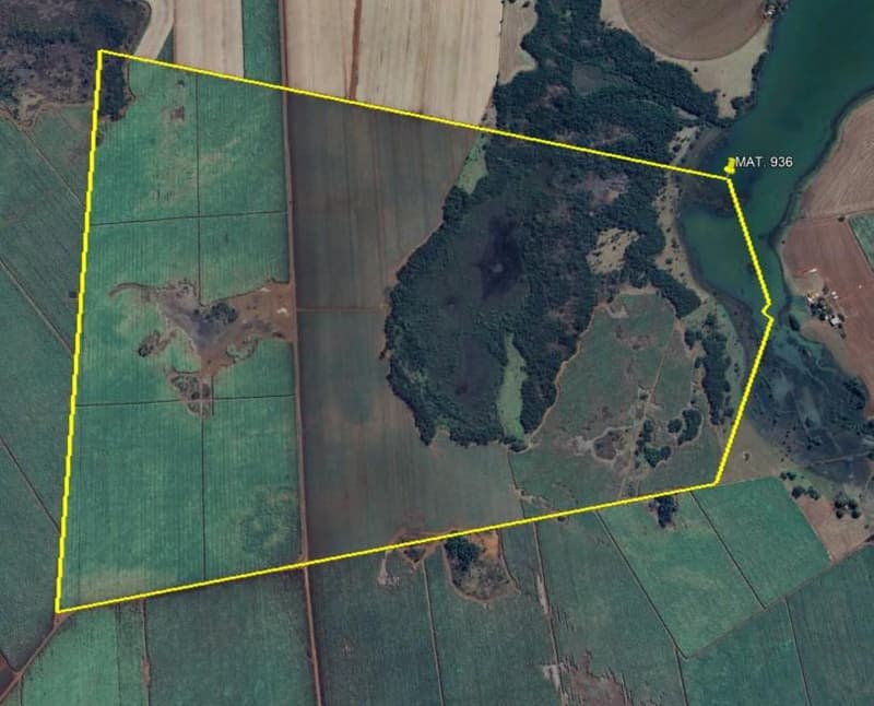 Foto 3 de 8: Area Rural em leilão em Vicentinópolis - GO — Lote Agrícola 317ha em Vicentinópolis/GO | Vizinho à Usina Caçu | Topografia Plana e Beira do Asfalto