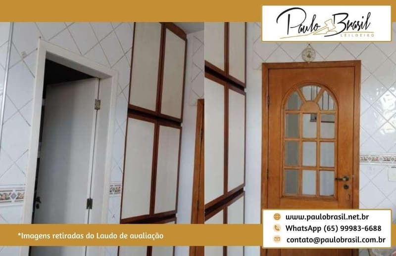 Foto 32 de 49: Casa em leilão em Cuiabá - MT, bairro Chácara dos Pinheiros — Imóvel tipo sobrado, em condomínio, Jardim Apoena, AT 498m² e AC 475,99 m², Chácara dos Pinheiros, Cuiabá/MT
