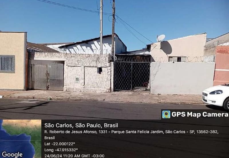 Foto 3 de 12: Terreno em leilão em São Carlos - SP — Terreno com benfeitoria em São Carlos/SP: 132m² com construção de 82,50m².