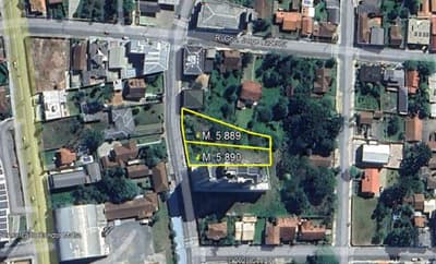 Terreno em leilão em Mafra - SC — Imóveis Urbano, sem benfeitorias, com áreas de 907,76 m² e 1.089m², Mafra/SC