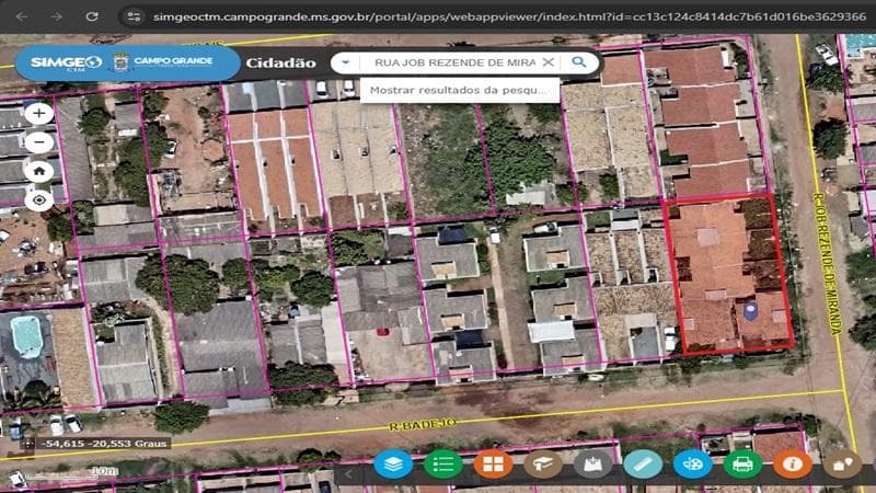 Foto 4 de 7: Terreno em leilão em Campo Grande - MS — IMÓVEIS RESIDENCIAIS, A.T. 450 M², JARDIM MARAJOARA EM CAMPO GRANDE/MS