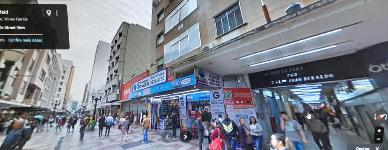 Comercial em leilão em Juiz De Fora - MG, bairro Centro — Sala comercial nº 24, 2º andar, na Rua Halfeld, Centro de Juiz de Fora/MG, com cerca de 3537 m², sem garagem.