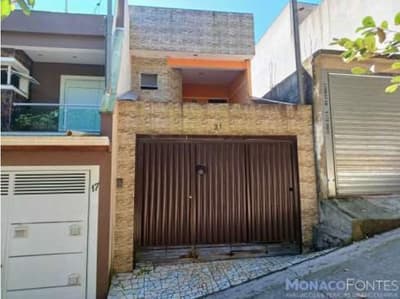 Casa em leilão em Santo André - SP — Sobrado - Jardim do Mirante - A.T. 80,00m² - A.C. 199,09m²
