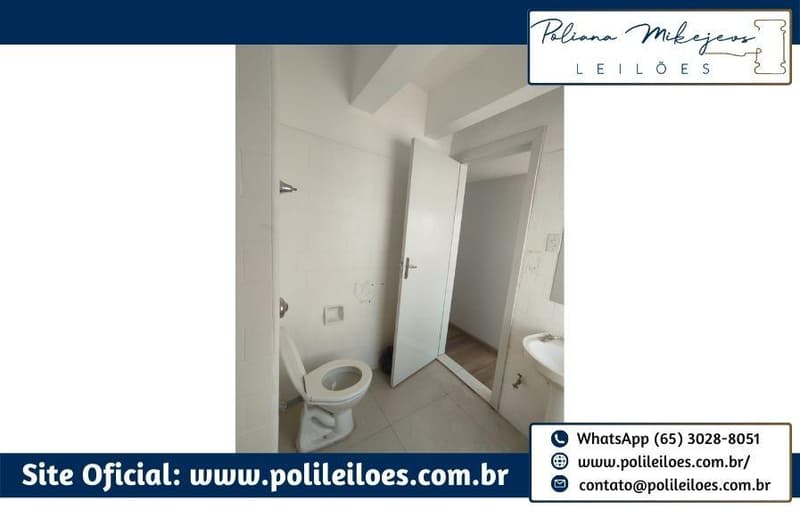 Foto 6 de 15: Comercial em leilão em Cuiabá - MT — Sala comercial em condomínio, nº 94, 54,00m², Centro, Cuiabá/MT