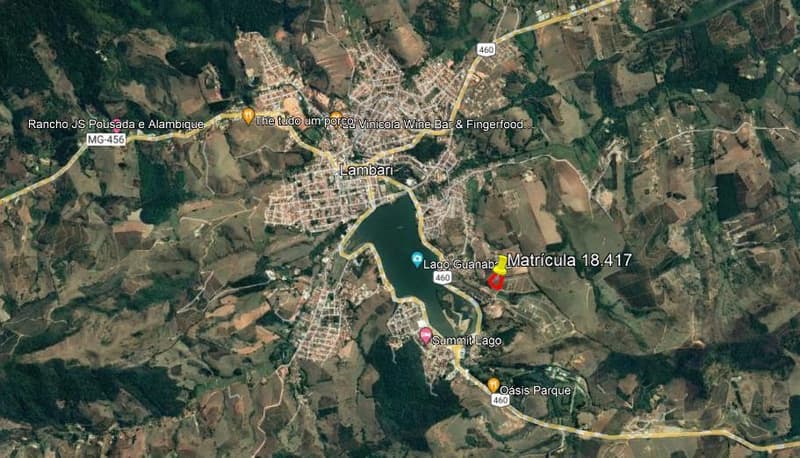 Foto 2 de 6: Terreno em leilão em Lambari - MG — TERRENO URBANO EM LAMBARI (MG) - 11.946m² - RESIDENCIAL NOVA LAMBARI