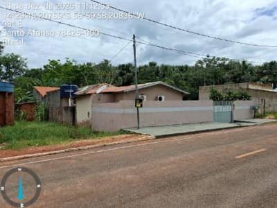 Foto 1 de 4: Casa em leilão em Santo Afonso - MT, bairro Centro — Casa 180m² com Terreno 415m² | Santo Afonso-MT | Centro | Oportunidade 2Q - Próx. à Av. Pedro da Silva e à Prefeitura Municipal - Financiamento até 420 Meses!