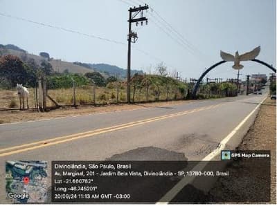 Foto 4 de 5: Terreno em leilão em Divinolândia - SP — Terreno Urbano, A.T. 1.230m², Centro