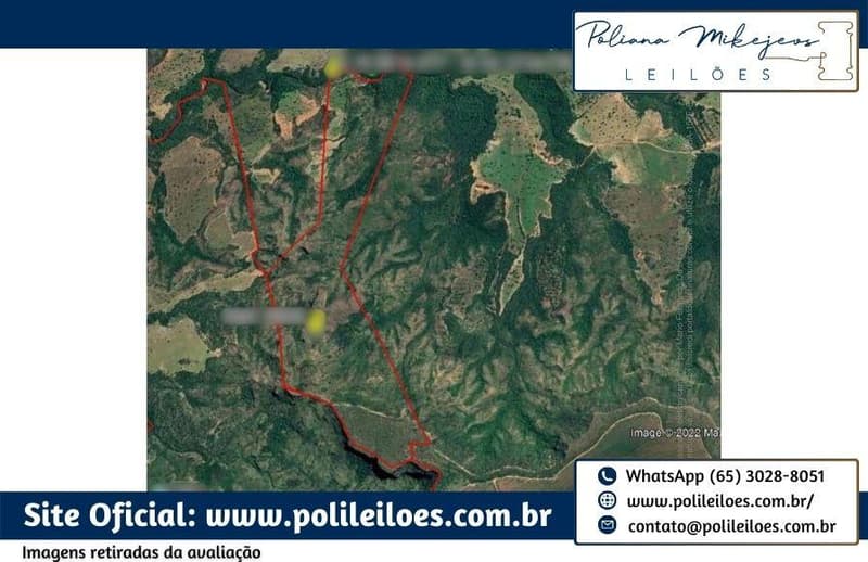 Area Rural em leilão em Pedra Preta - MT — Área rural, AT 194,4627 ha, Pedra Preta/MT