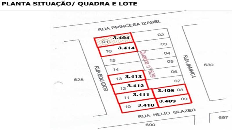 Foto 1 de 4: Terreno em leilão em Novo Progresso - PA, bairro São Marcos — TERRENO URBANO | A.T. 362,50 M² | BAIRRO: SÃO MARCOS | NOVO PROGRESSO/PA
