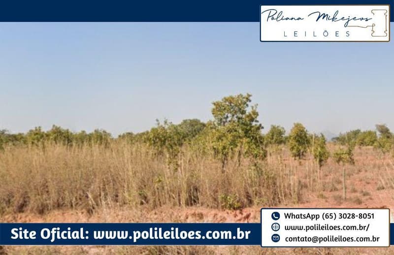 Terreno em leilão em Cuiabá - MT — Lote de terreno urbano nº 29, com A.T. de 360m², sem benfeitorias, próximo à MT-351, Loteamento Jardim Califórnia, Várzea Grande/MT.