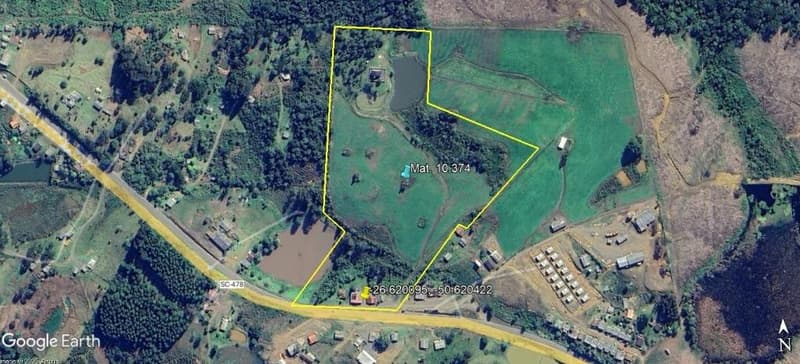 Foto 8 de 11: Area Rural em leilão em Timbó Grande - SC, bairro Interior — IMÓVEL RURAL COM ÁREA TOTAL DE 8,8804 hectares EM TIMBÓ GRANDE-SC