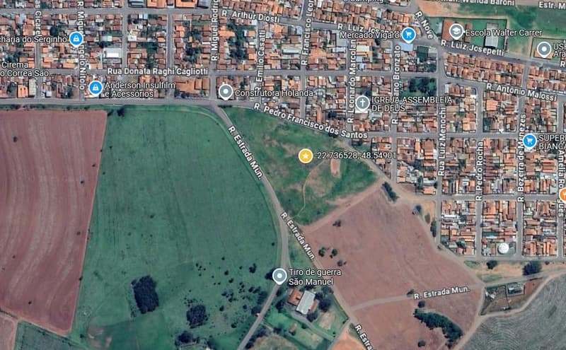 Area Rural em leilão em São Manuel - SP, bairro Vila São Geraldo — Gleba de terras - Vila São Geraldo - área de 29.532,00m²