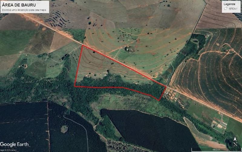 Foto 1 de 4: Area Rural em leilão em Bauru - SP — Área de terras com 21,97 ha, sem benfeitorias