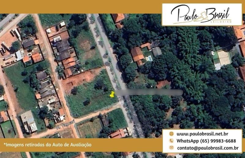 Foto 1 de 6: Terreno em leilão em Aparecida De Goiânia - GO, bairro Jardim Cristal — Terreno Urbano Residencial, de Esquina, AT 425,98m², no Loteamento Jardim Cristal, Aparecida de Goiânia/GO