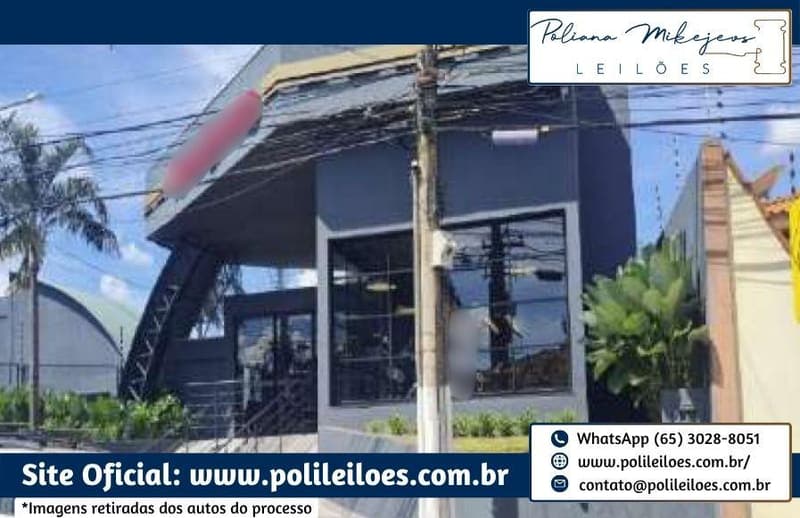 Foto 7 de 10: Comercial em leilão em Cuiabá - MT — Imóvel Comercial, nos Lotes 09 e 10, da Quadra 06, AT 748m², AC 599,63m², em Cuiabá/MT