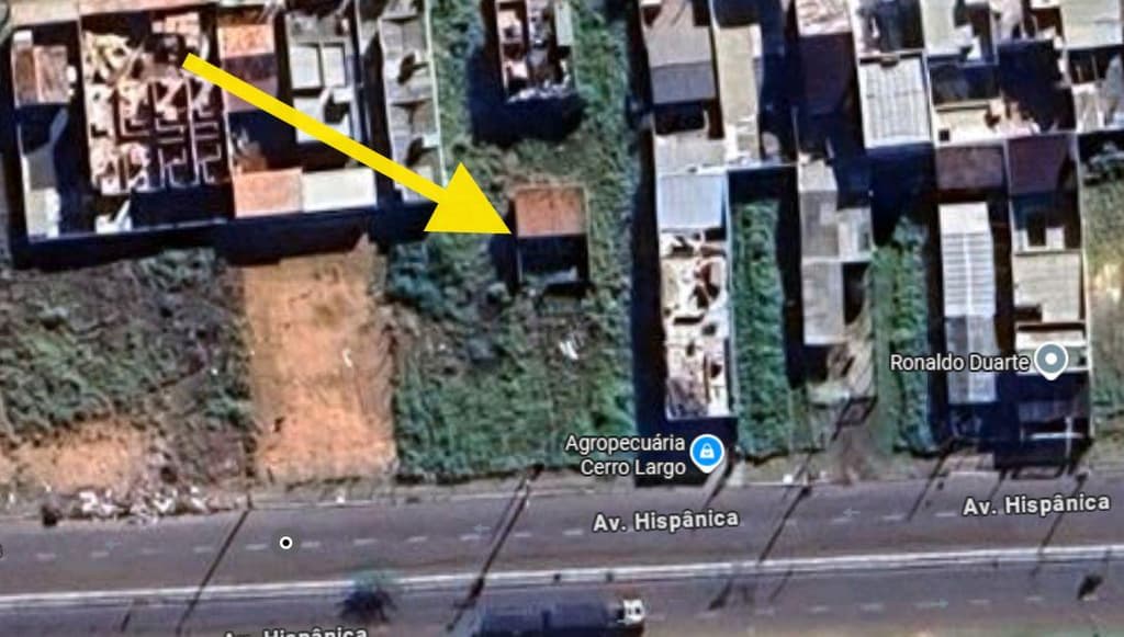 Foto 2 de 4: Terreno em leilão em Canoas - RS, bairro Guajuviras — Terreno 245m² com Construção Precária, Loteamento Paradis, Guajuviras, Canoas/RS