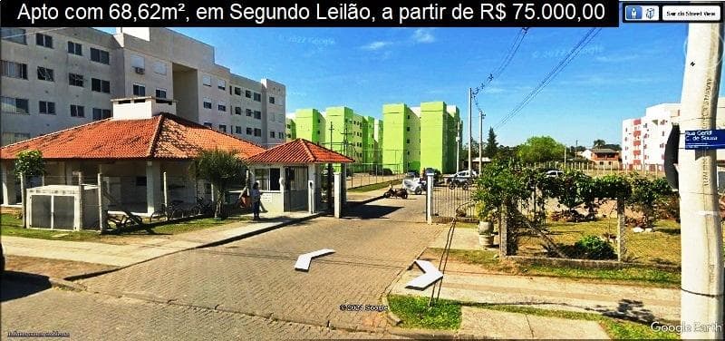 Apartamento em leilão em Porto Alegre - RS — Apartamento em Porto Alegre com 68m²