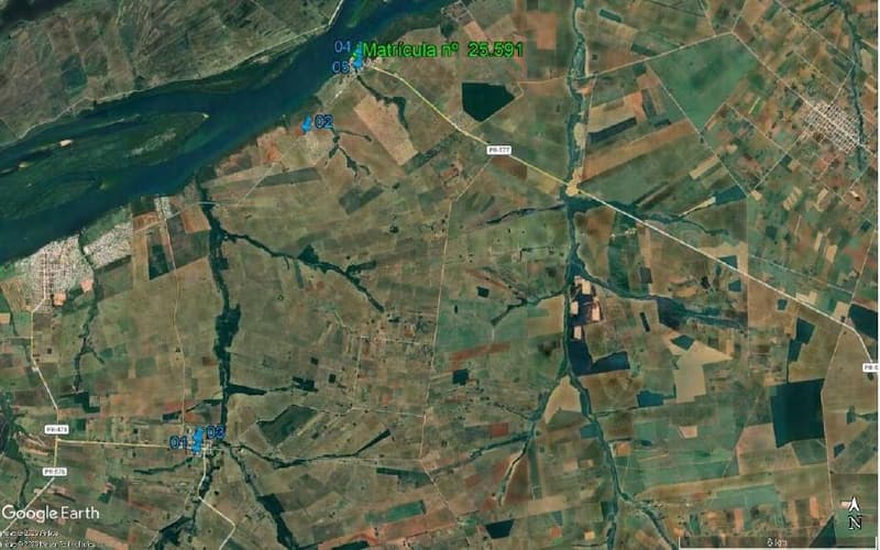 Foto 2 de 3: Terreno em leilão em São Pedro Do Paraná - PR — LOTE Nº 16 DA QUADRA 11 COM ÁREA DE 685,23M² E ÁREA CONSTRUÍDA APROX. DE 400,00M² - DISTRITO DE PORTO SÃO JOSÉ SÃO PEDRO DO PARANÁ/PR