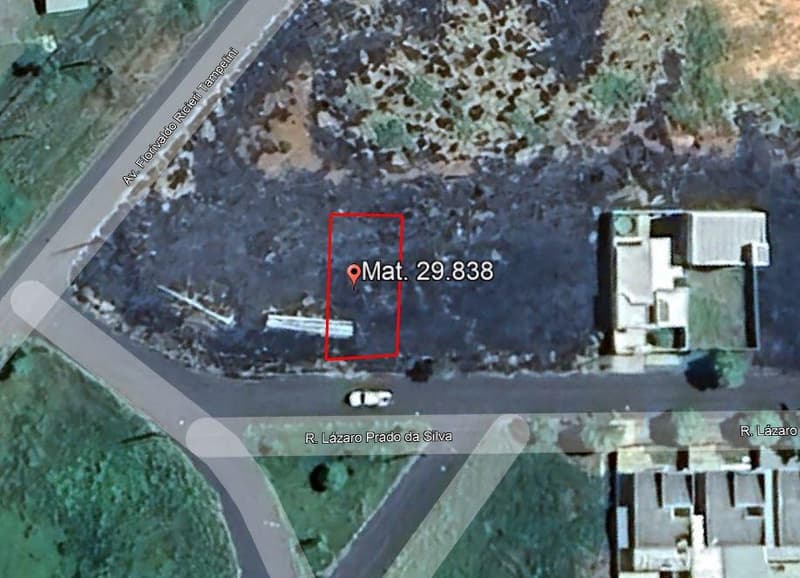 Terreno em leilão em Umuarama - PR — Lote urbano situado no loteamento "PARQUE RESIDENCIAL", com área de 200m², sem benfeitorias, situado na Rua Paulo Martins Liro, Parque Residencial Belo Horizonte, Umuarama/PR
