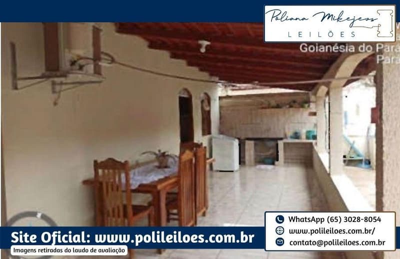 Foto 19 de 19: Imóvel em leilão em Goianésia Do Pará - PA — Imóvel Urbano, Residencial Sol Nascente, AT 300m², AC 209,83m², em Goianésia do Pará/PA