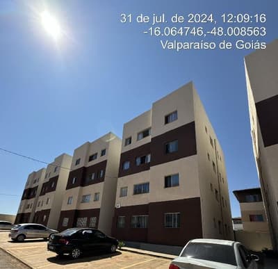 Apartamento em leilão em Valparaíso De Goiás - GO — Apartamento de 45.7m2, com 2 quartos, em VALPARAISO DE GOIAS/GO.