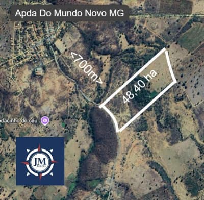 Foto 4 de 6: Area Rural em leilão em Montes Claros - MG, bairro São Pedro da Garça — Um imóvel rural, propriedade denominada Fazenda Cachoeira situada no povoado de Aparecida do Mundo Novo, distrito de São Pedro da Garça